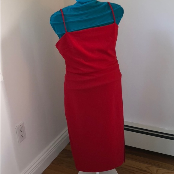 Express Front Slit Sheath Dress - Picture 2 of 5